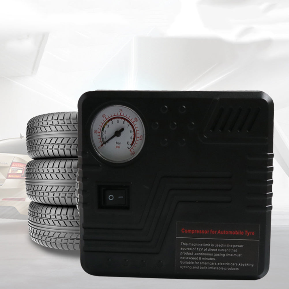 Car Air Pump for Pumps Tyres Tires Auto Automotive Compressor Mounted Inflation Inflator