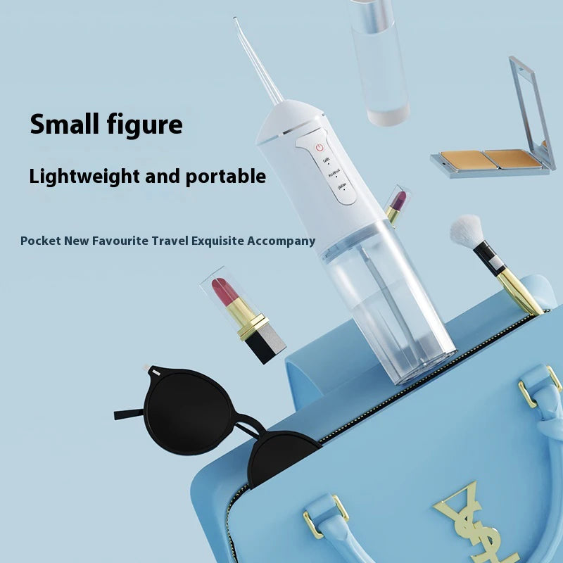 A12 Comfortable Lightweight Portable High Frequency Pulse Deep Cleaning Oral Irrigator Water Flosser Teeth Clean Strong Power