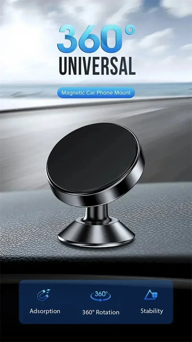 Magnetic Car Phone Holder Mount Dashboard Smartphone Mobile Stand Bracket Cell GPS Support in Car For iPhone Xiaomi Samsung LG