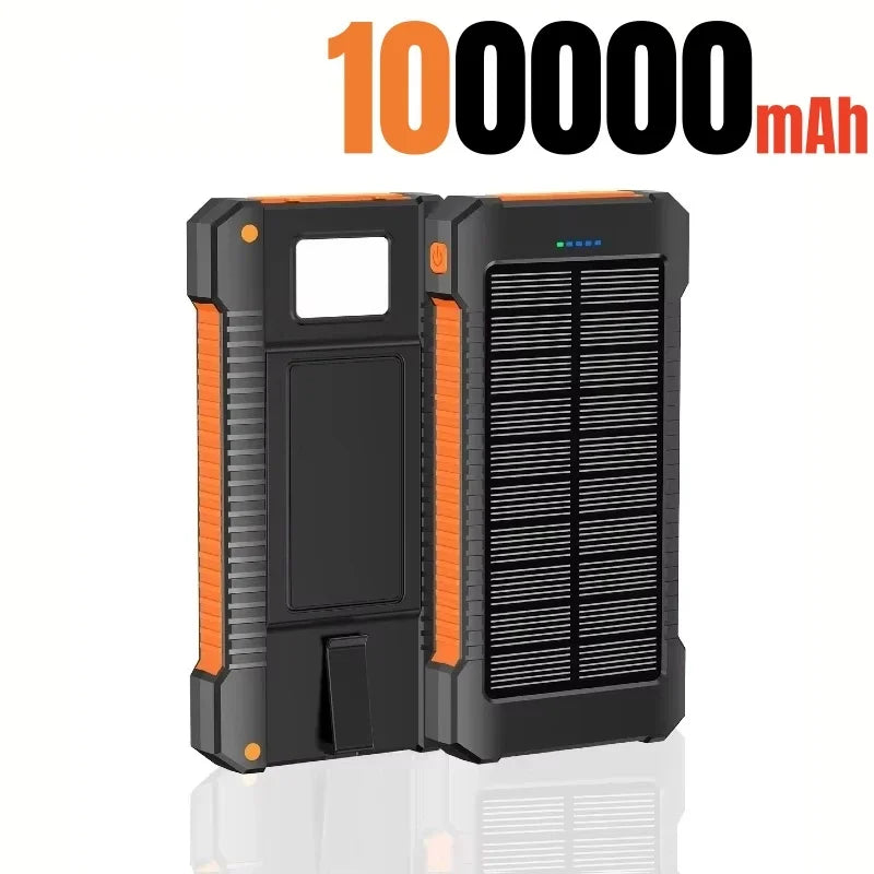 500000mAh Solar Power Bank Large Capacity Super Fast Charging Outdoor Portable External Battery for iPhone Huawei Samsung