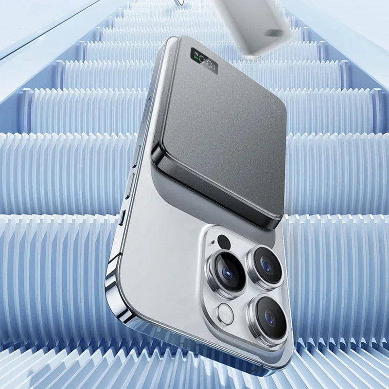 VIVO 50000mAh Magnetic Portable Wireless PowerBank PD22.5W Fast Charging External Battery for Magsafe For iPhone Samsung