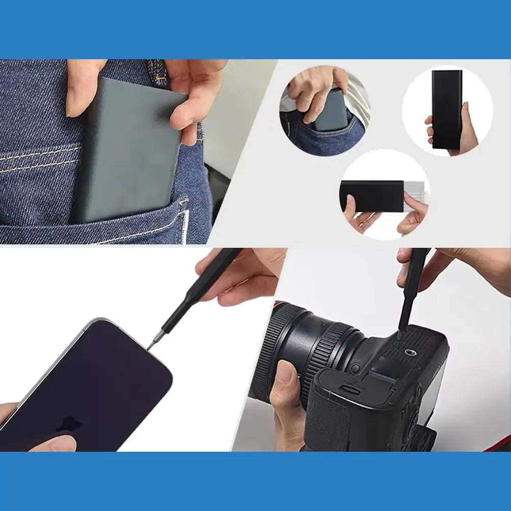 24 in 1 Precision Screwdriver Set: Professional Repair Tool Kit with Screwdriver Heads for Smart Home, Phone, Computer & Glasses