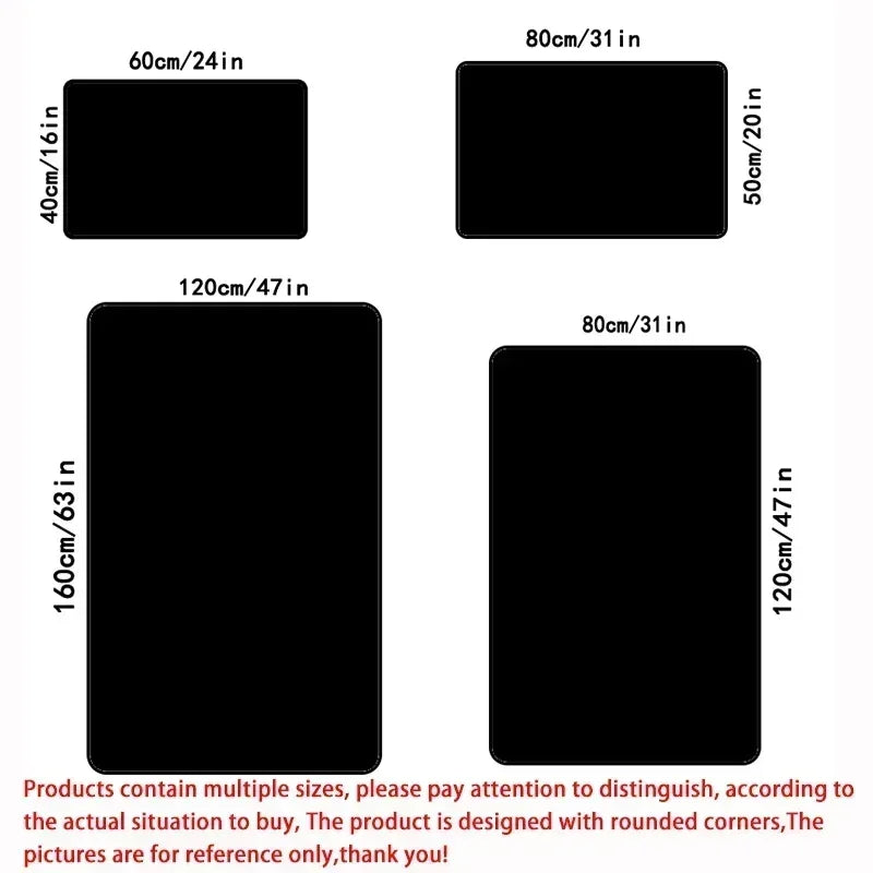 Ramadan Kareem Muslim Prayer Floor Mat Soft Poly Kneeling Rug for Islam Festival Worship Non-Slip Carpet for Home or Mosque Area