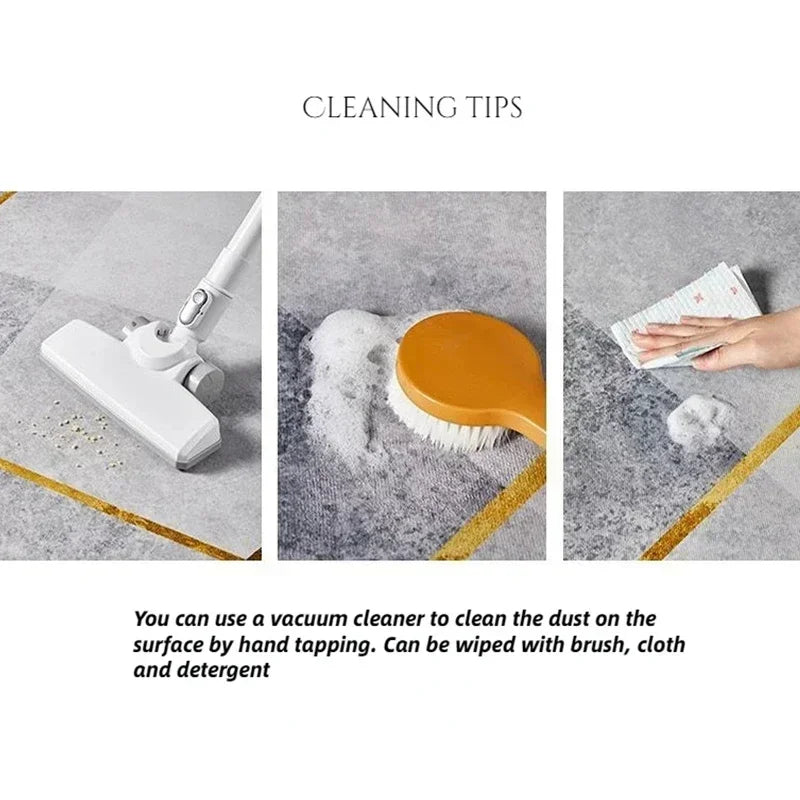 Ramadan Kareem Muslim Prayer Floor Mat Soft Poly Kneeling Rug for Islam Festival Worship Non-Slip Carpet for Home or Mosque Area