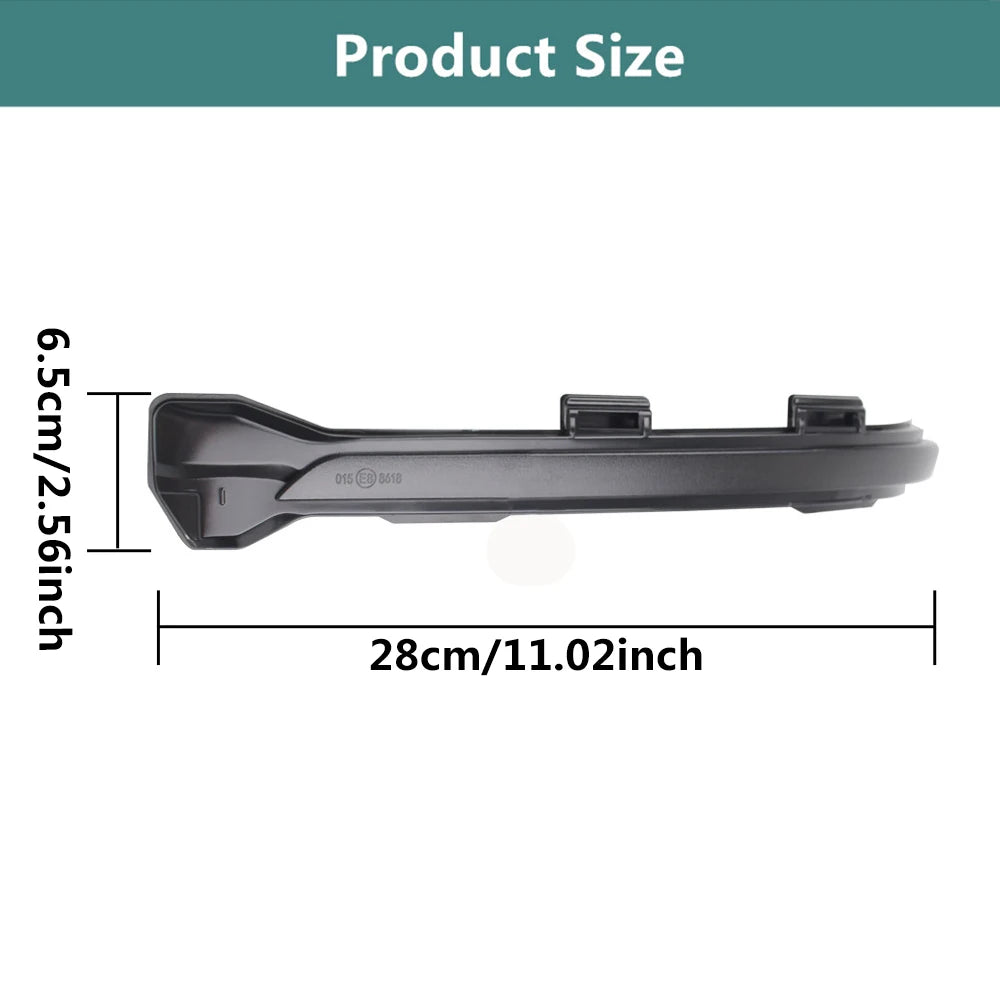 2pcs Malcayang For VW Golf 7.5 MK7.5 GTI R GTD RLINE MK7 7 Dynamic Blinker LED Turn Signal Mirror 2013 2016 2017 Jetta 2019 2020