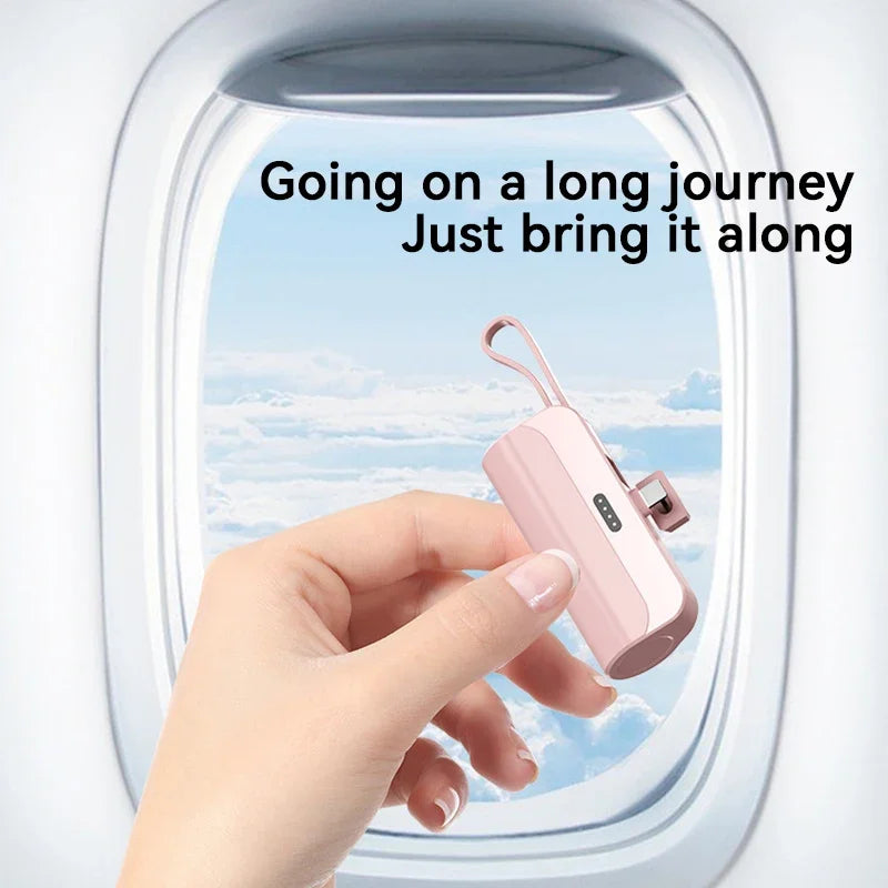 Lenovo 500000mAh Capsule Power Bank High Capacity Super Fast Charging Powerbank  Portable External Battery For All Phones 2026