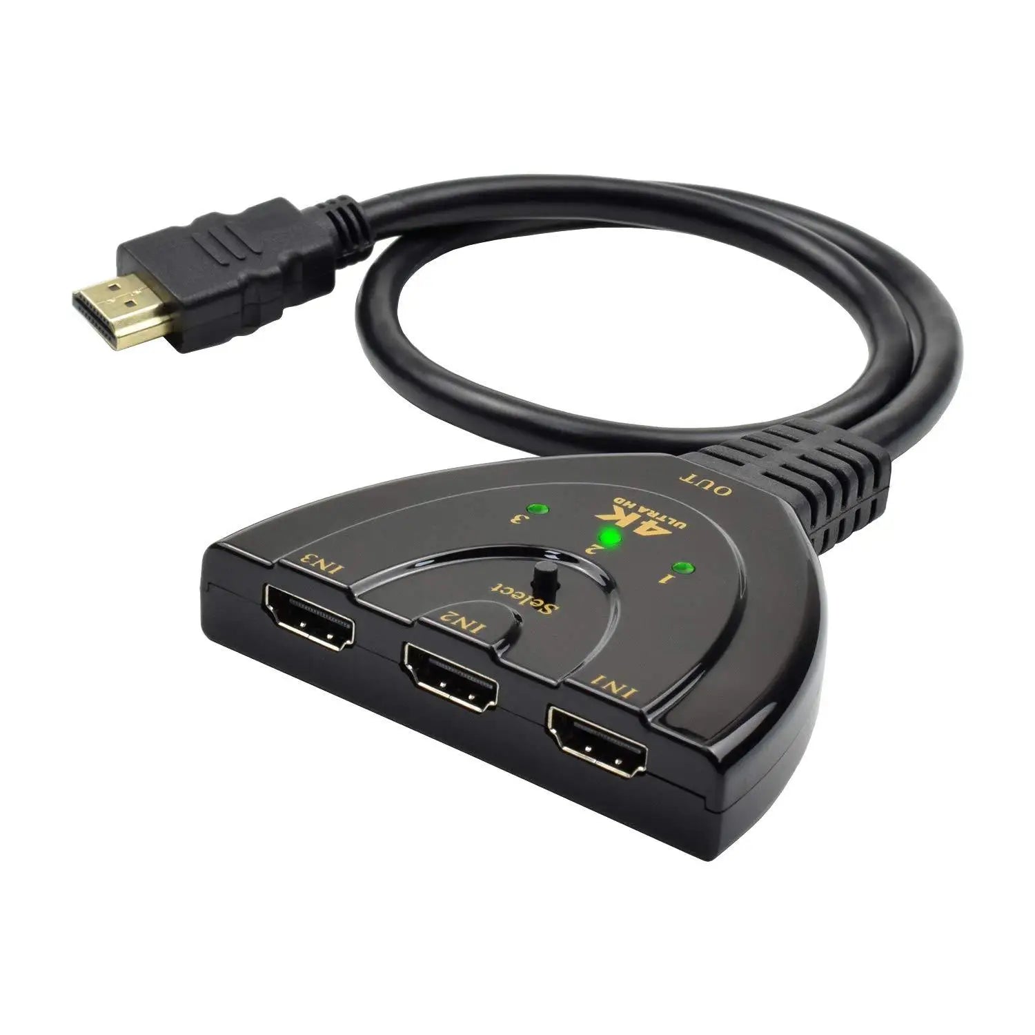 HDMI-compatible Switch 4K*2K 60hz 3D Mini 3 Port 1.4b 4K Switcher Splitter 1080P 3 in 1 out Port Hub for DVD HDTV Xbox PS3 PS4