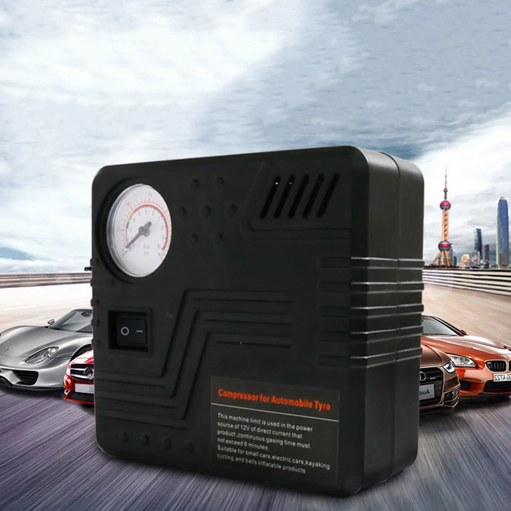 Car Air Pump for Pumps Tyres Tires Auto Automotive Compressor Mounted Inflation Inflator
