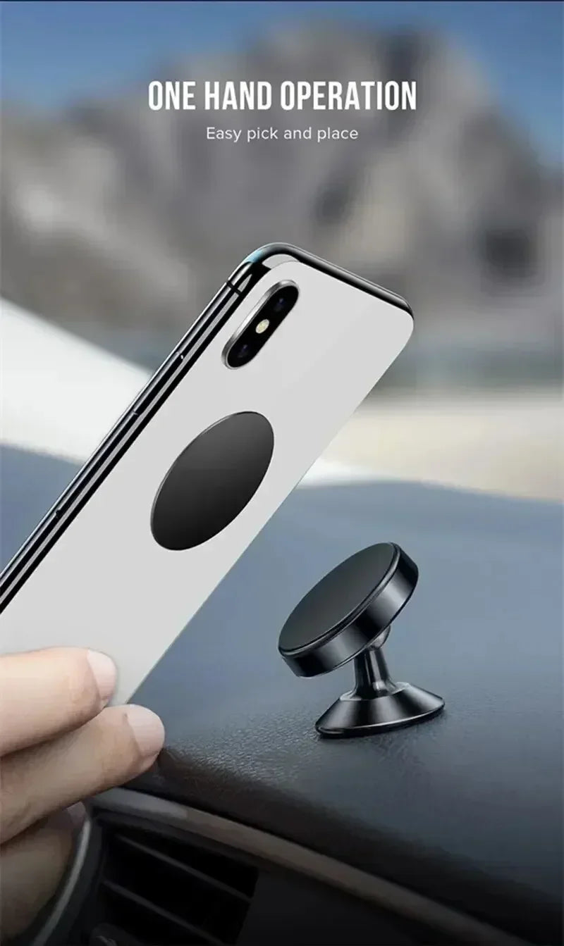 Magnetic Car Phone Holder Mount Dashboard Smartphone Mobile Stand Bracket Cell GPS Support in Car For iPhone Xiaomi Samsung LG