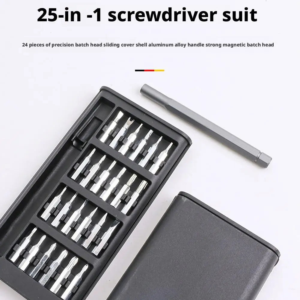 24 in 1 Precision Screwdriver Set: Professional Repair Tool Kit with Screwdriver Heads for Smart Home, Phone, Computer & Glasses
