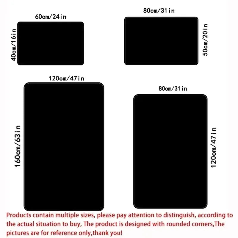 Ramadan Kareem Muslim Prayer Floor Mat Soft Poly Kneeling Rug for Islam Festival Worship Non-Slip Carpet for Home or Mosque Area