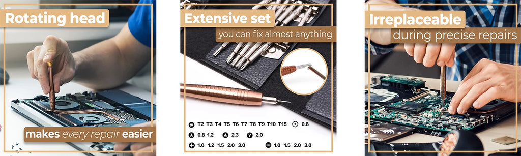 Precision Screwdriver Set 25 in 1 Phillips Torx Screw Driver Bits Professional Repair Hand Tools for iPhone PC Camera Watch