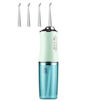 3 Modes Oral Irrigator Portable Dental Water Jet Water Tank Waterproof Teeth Cleaner Dental Water Jet +1/4 Jet USB Rechargeable
