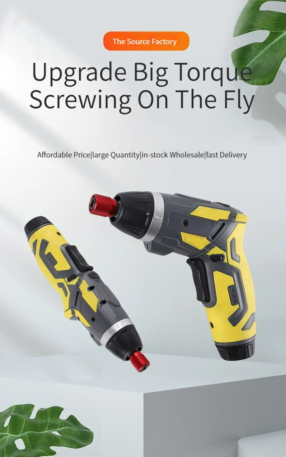 Small And Powerful Battery Screwdriver Rechargeable 4.2V 6Nm 1300mAh 250rpm Screwdrivers Electric Screw Driver Screwdriver Set