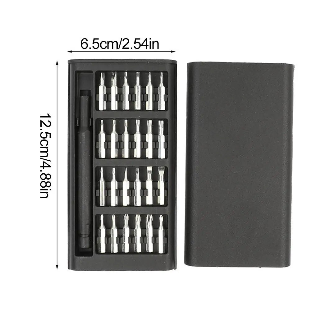 24 in 1 Precision Screwdriver Set: Professional Repair Tool Kit with Screwdriver Heads for Smart Home, Phone, Computer & Glasses