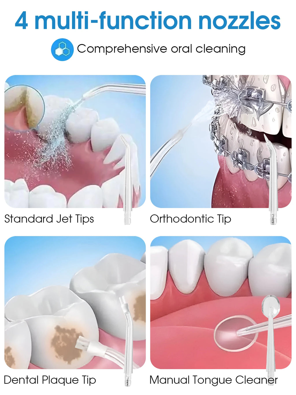 Powerful Water Jet Flossing Machine Portable Oral Irrigator Teeth Whitening Clean And Healthy Teeth Tooth Irrigator