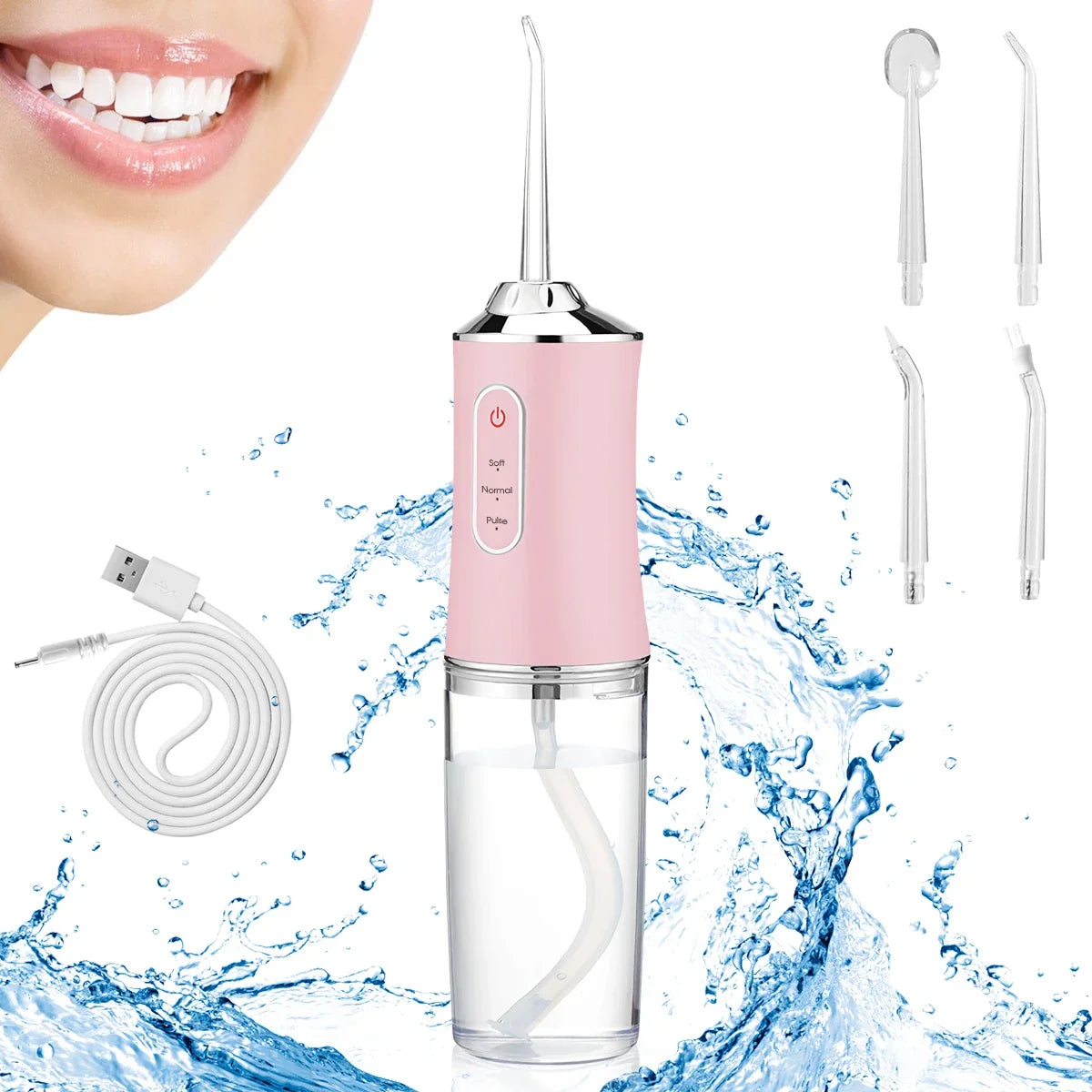 Powerful Water Jet Flossing Machine Portable Oral Irrigator Teeth Whitening Clean And Healthy Teeth Tooth Irrigator