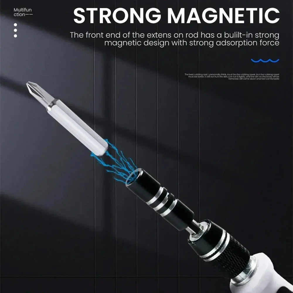 115 in1 Precision Screwdriver Kit, Includes Magnetic Tips, Ideal for Electronics and Laptop Repairs, Professional Nut Driver New