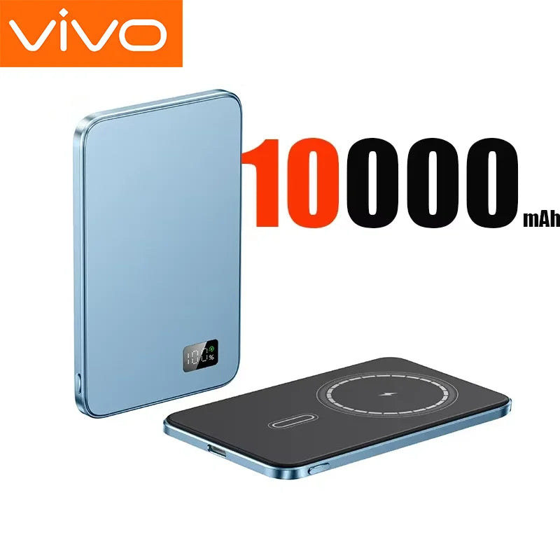 VIVO 50000mAh Magnetic Portable Wireless PowerBank PD22.5W Fast Charging External Battery for Magsafe For iPhone Samsung