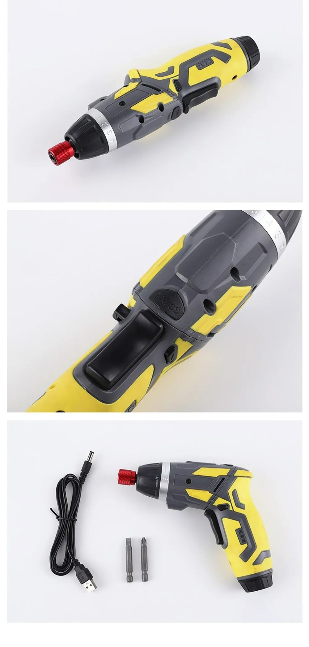 Small And Powerful Battery Screwdriver Rechargeable 4.2V 6Nm 1300mAh 250rpm Screwdrivers Electric Screw Driver Screwdriver Set