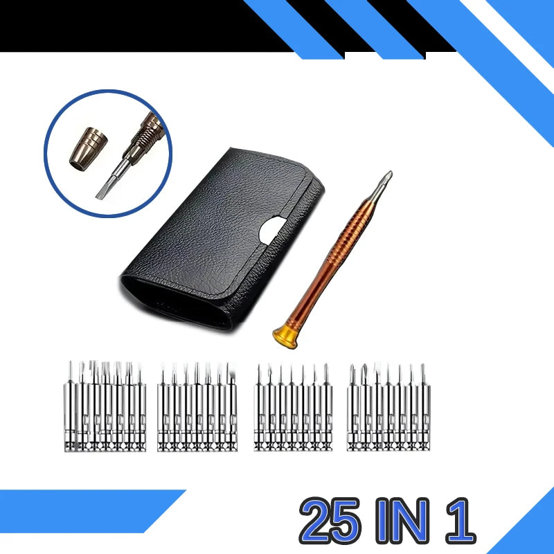 Precision Screwdriver Set 25 in 1 Phillips Torx Screw Driver Bits Professional Repair Hand Tools for iPhone PC Camera Watch