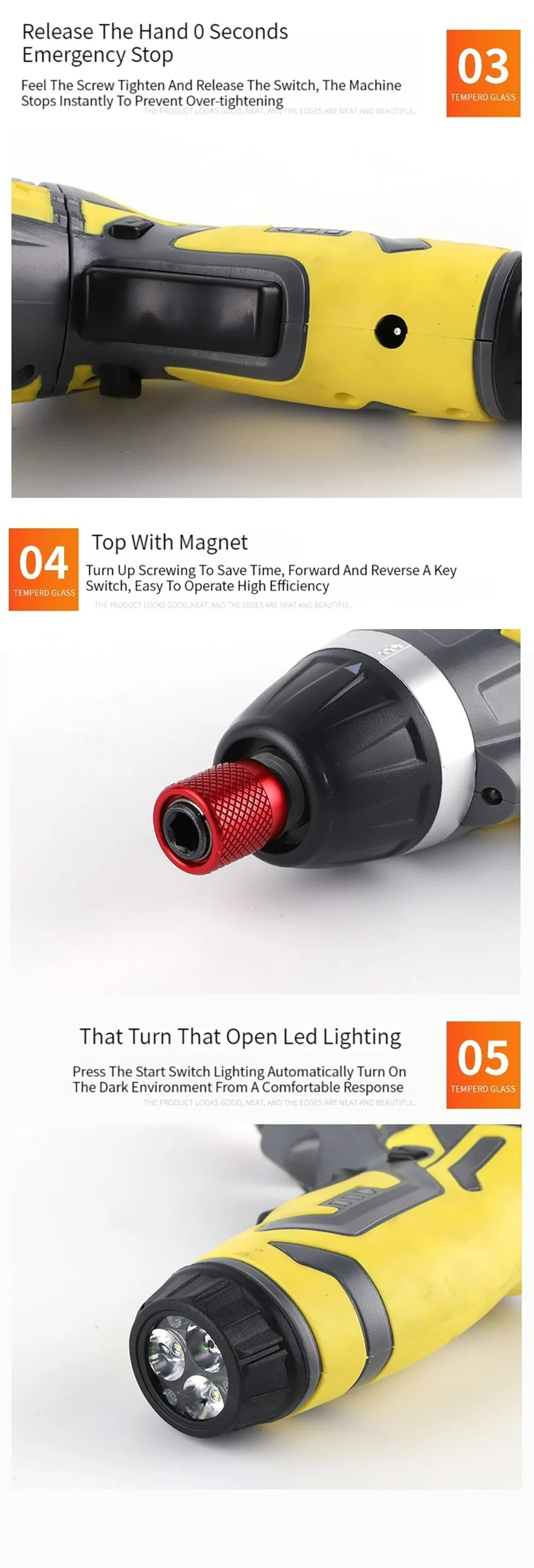 Small And Powerful Battery Screwdriver Rechargeable 4.2V 6Nm 1300mAh 250rpm Screwdrivers Electric Screw Driver Screwdriver Set