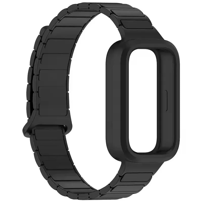 Magnetic watch straps for Xiaomi Mi band 9 active Sport Silicone Bracelet pulseira correa for Xiaomi Redmi watch 3 Accessories