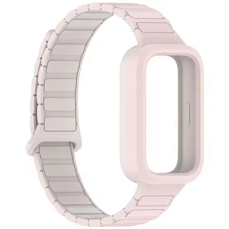 Magnetic watch straps for Xiaomi Mi band 9 active Sport Silicone Bracelet pulseira correa for Xiaomi Redmi watch 3 Accessories