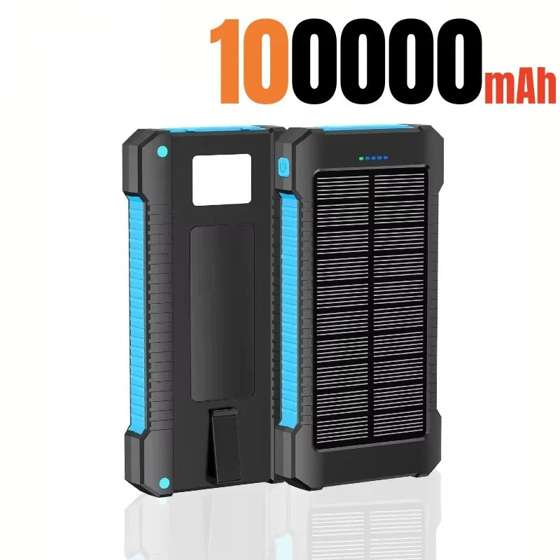 500000mAh Solar Power Bank Large Capacity Super Fast Charging Outdoor Portable External Battery for iPhone Huawei Samsung