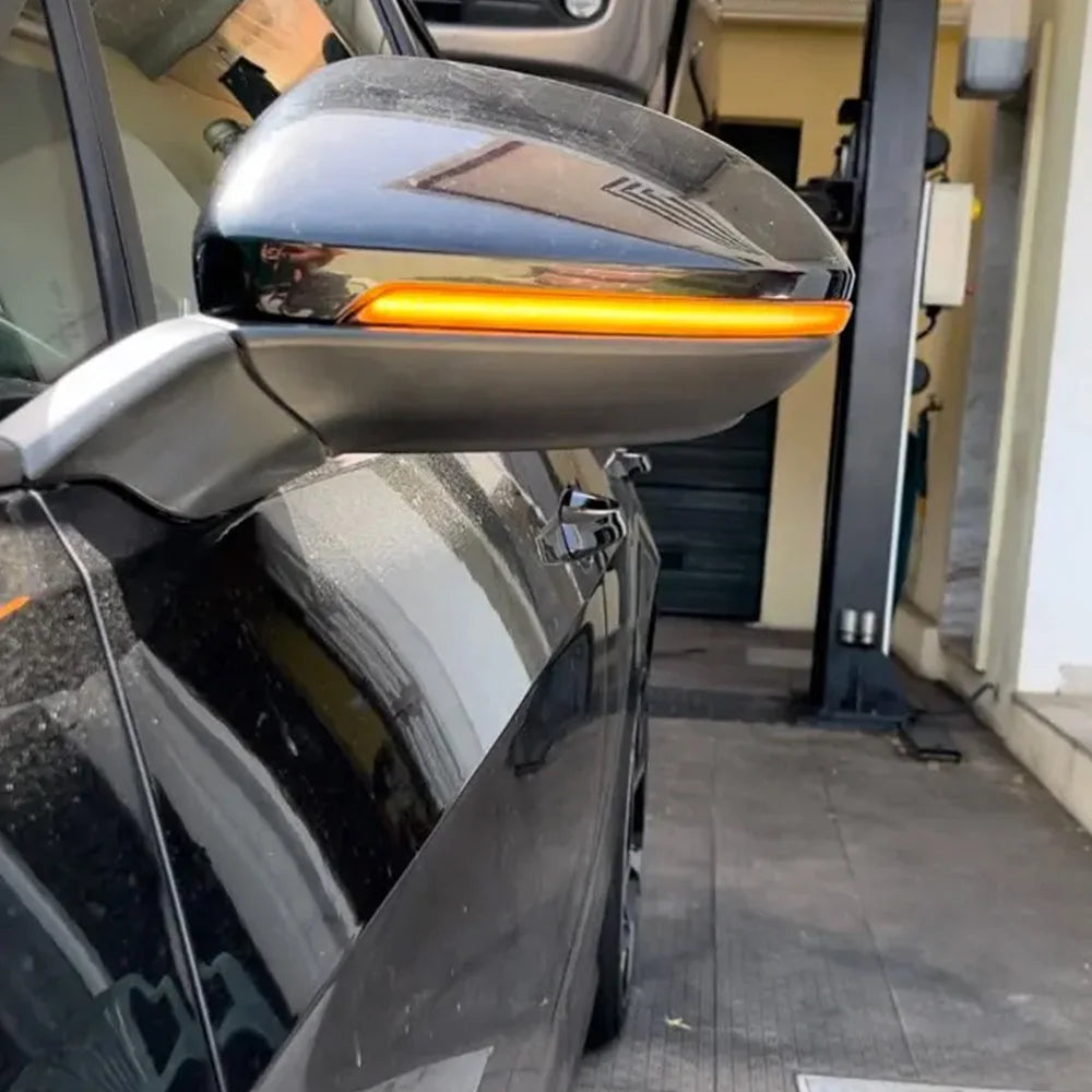 2pcs Malcayang For VW Golf 7.5 MK7.5 GTI R GTD RLINE MK7 7 Dynamic Blinker LED Turn Signal Mirror 2013 2016 2017 Jetta 2019 2020