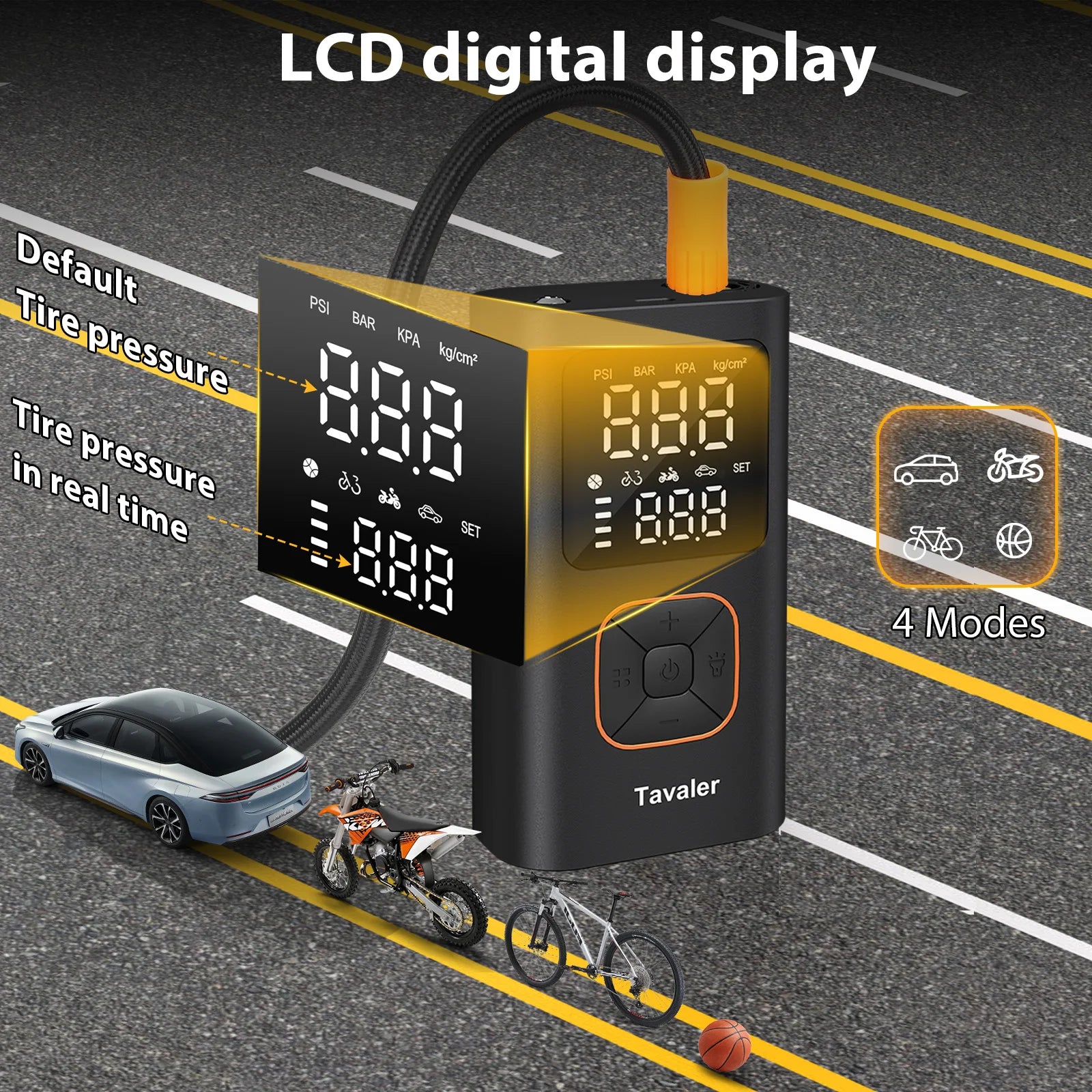 Wireless Electric Air Pump Car Air Compressor Tire Inflator Pump for Motorcycle Bicycle Boat AUTO Tyre Balls