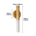 Smart Motion Sensor LED Wall Light LED Rechargeable Magnetic Wall Lamp Night Light Wood Wall Light Kitchen Cabinet Light Lamp