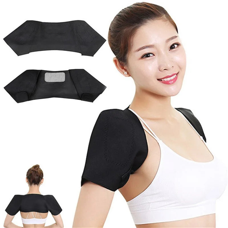 1pc Tourmaline Self-heating Unisex Heat Therapy Pad Shoulder Protector Support Body Muscle Pain Relief Health Care Heating Belt