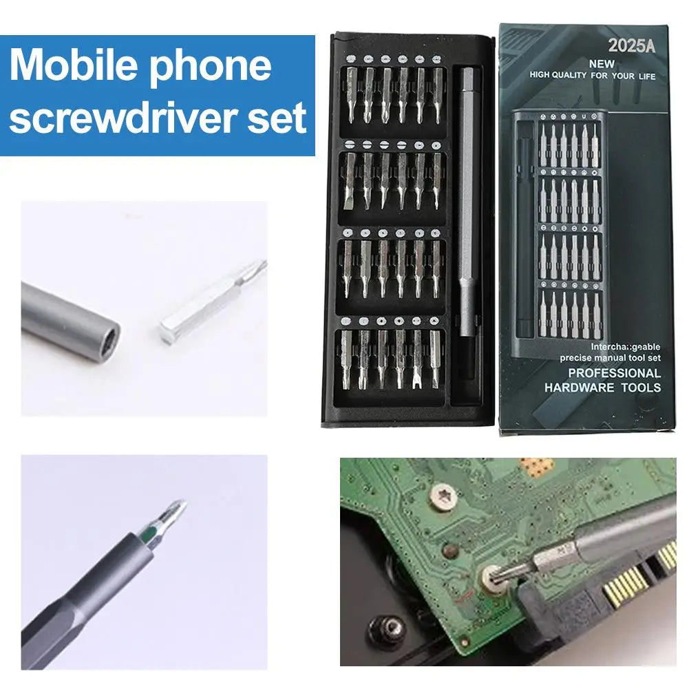24 in 1 Precision Screwdriver Set: Professional Repair Tool Kit with Screwdriver Heads for Smart Home, Phone, Computer & Glasses