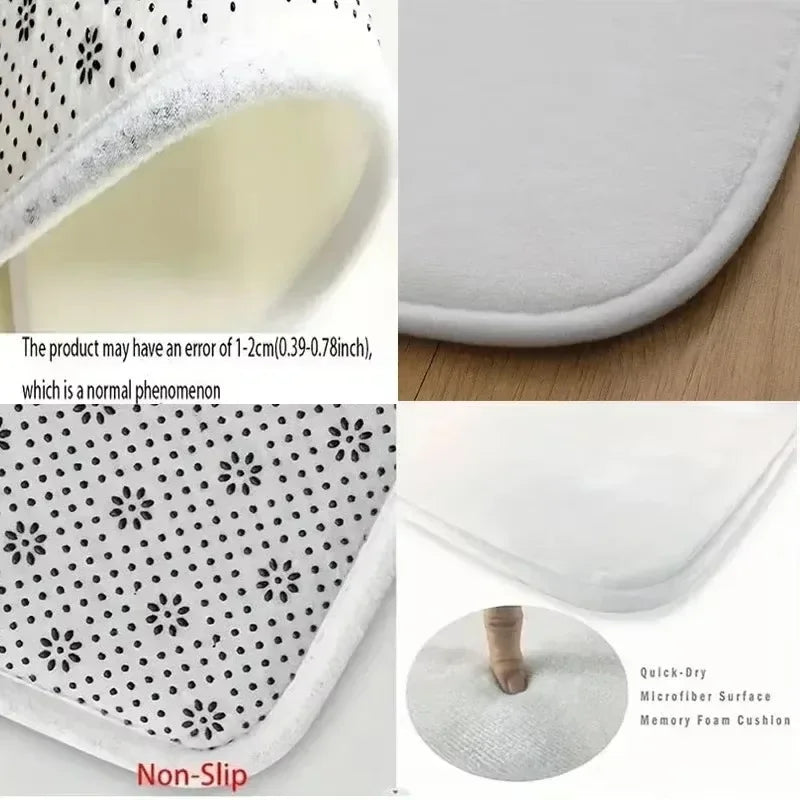 Ramadan Kareem Muslim Prayer Floor Mat Soft Poly Kneeling Rug for Islam Festival Worship Non-Slip Carpet for Home or Mosque Area