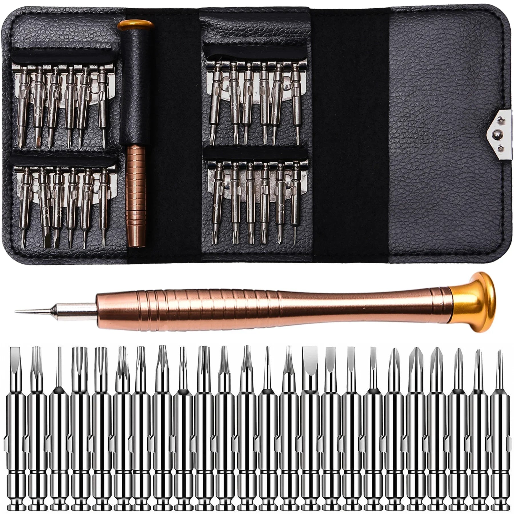 Precision Screwdriver Set 25 in 1 Phillips Torx Screw Driver Bits Professional Repair Hand Tools for iPhone PC Camera Watch