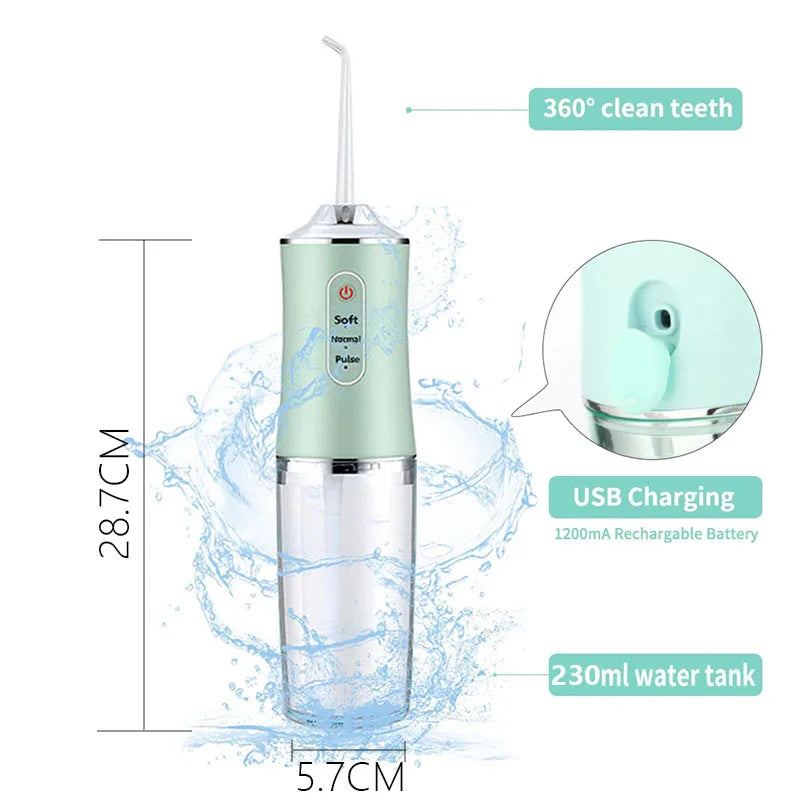 Powerful Water Oral Irrigation Irrigator Jet Ultrasound Air Ipx7 Waterproof Mouthwash Machines Dental Floss Flosser Irigator