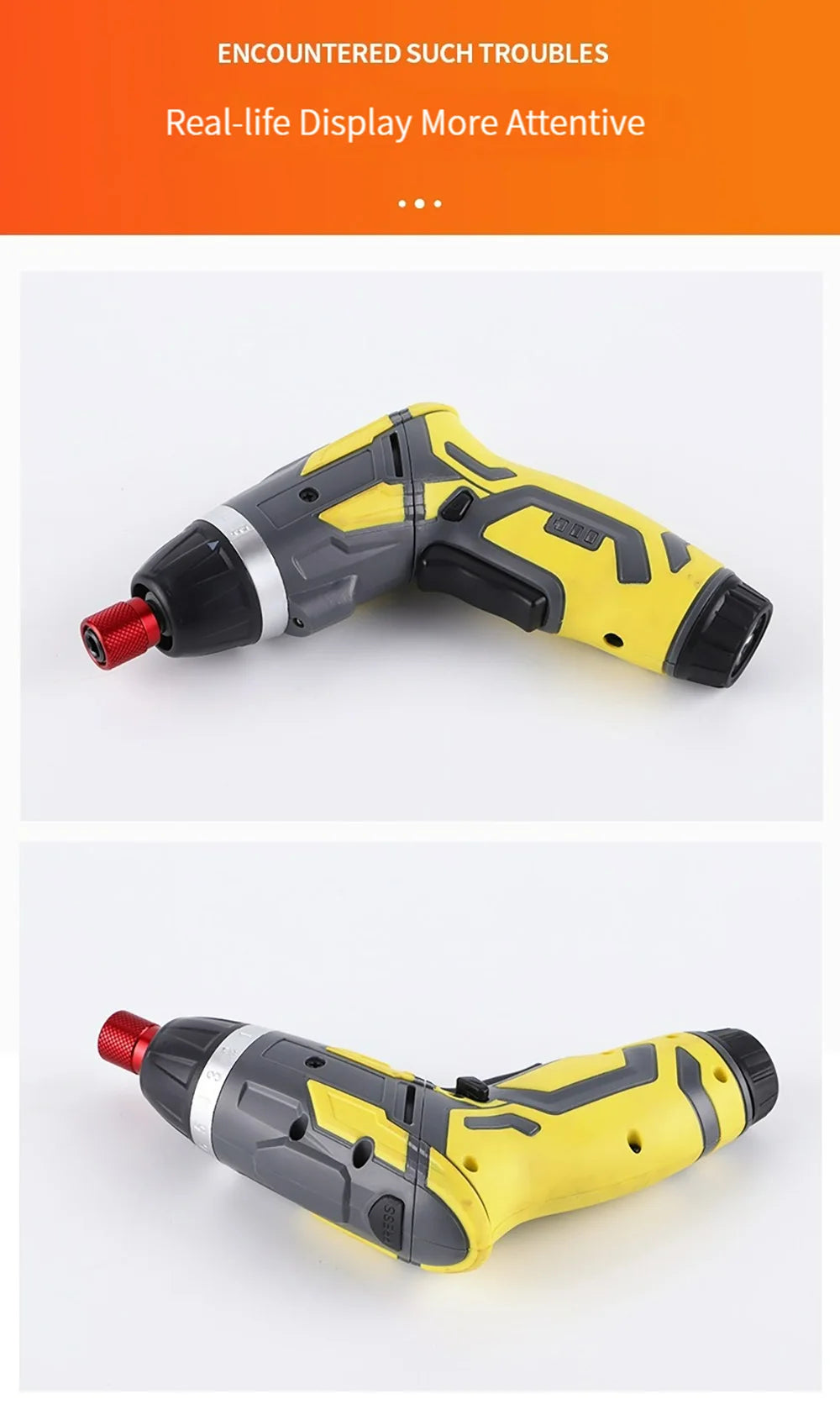 Small And Powerful Battery Screwdriver Rechargeable 4.2V 6Nm 1300mAh 250rpm Screwdrivers Electric Screw Driver Screwdriver Set