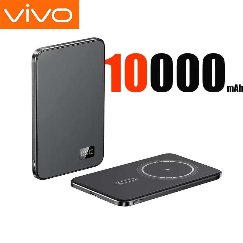 VIVO 50000mAh Magnetic Portable Wireless PowerBank PD22.5W Fast Charging External Battery for Magsafe For iPhone Samsung