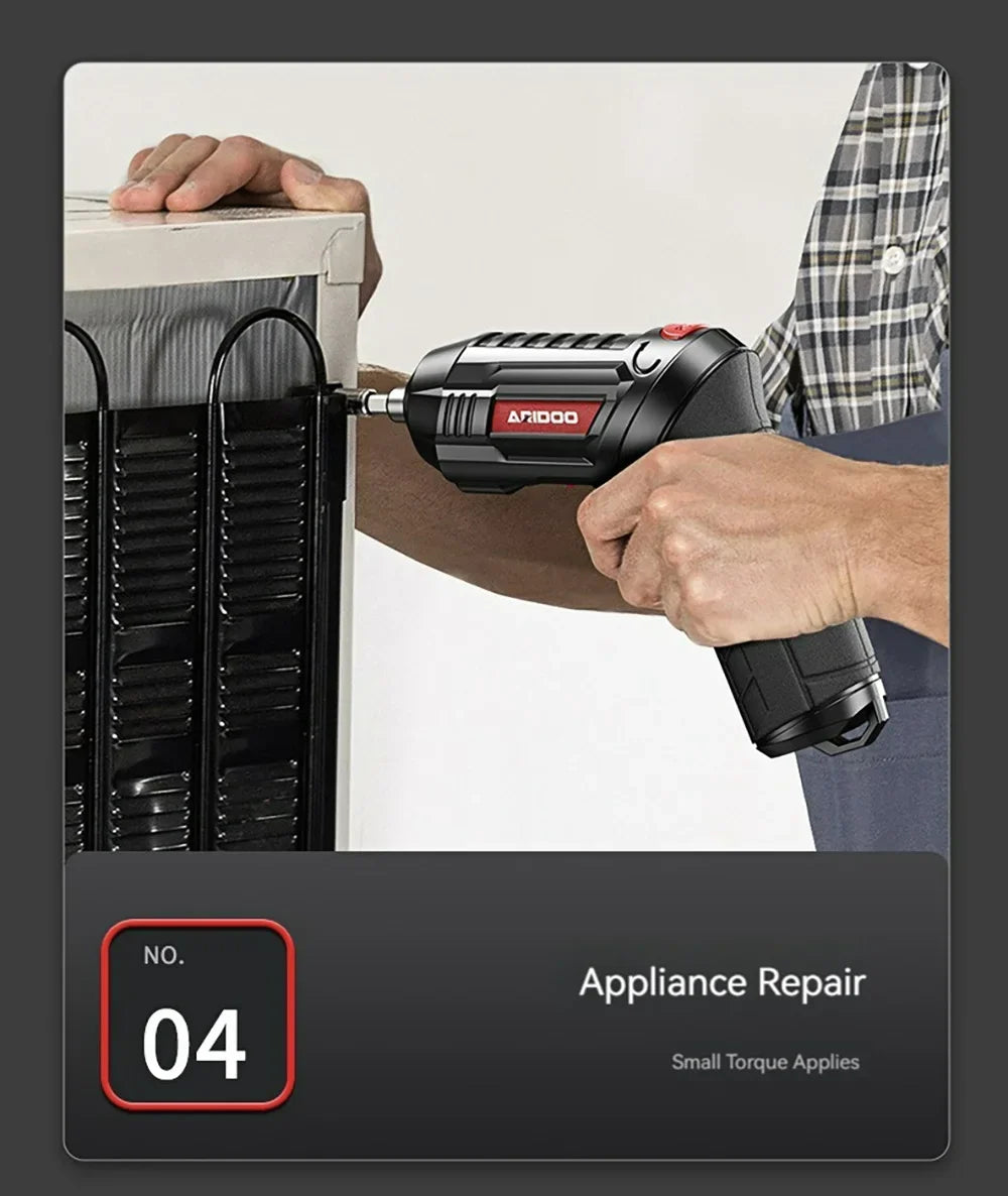 Small And Powerful Battery Screwdriver Rechargeable 4.2V 6Nm 1300mAh 250rpm Screwdrivers Electric Screw Driver Screwdriver Set