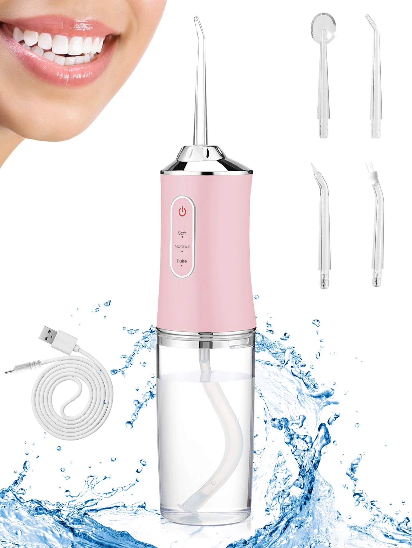Powerful Water Jet Flossing Machine Portable Oral Irrigator Teeth Whitening Clean And Healthy Teeth Tooth Irrigator