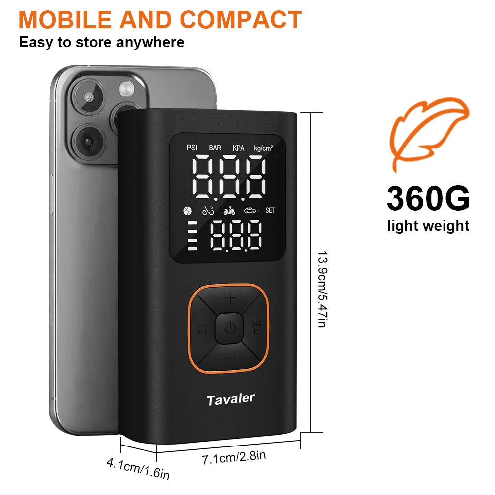 Wireless Electric Air Pump Car Air Compressor Tire Inflator Pump for Motorcycle Bicycle Boat AUTO Tyre Balls