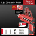 Small And Powerful Battery Screwdriver Rechargeable 4.2V 6Nm 1300mAh 250rpm Screwdrivers Electric Screw Driver Screwdriver Set