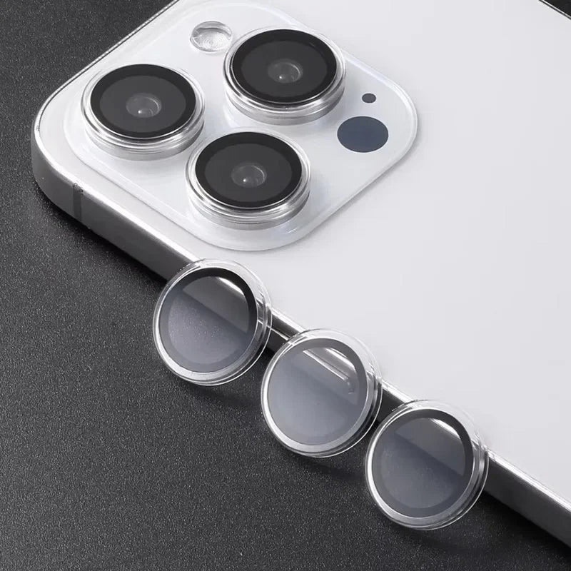 HD Clear Individual Tempered Glass Camera Lens Protector for IPhone 17 Air 15 14 13 16 Pro Max Plus 12 Mini i17 Ring Lens Cover