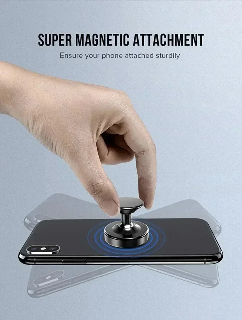 Magnetic Car Phone Holder Mount Dashboard Smartphone Mobile Stand Bracket Cell GPS Support in Car For iPhone Xiaomi Samsung LG
