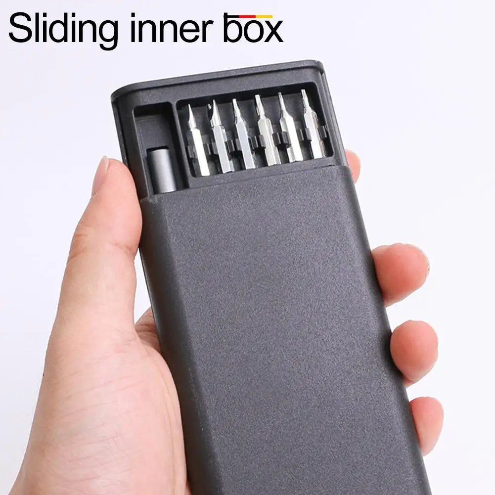 24 in 1 Precision Screwdriver Set: Professional Repair Tool Kit with Screwdriver Heads for Smart Home, Phone, Computer & Glasses