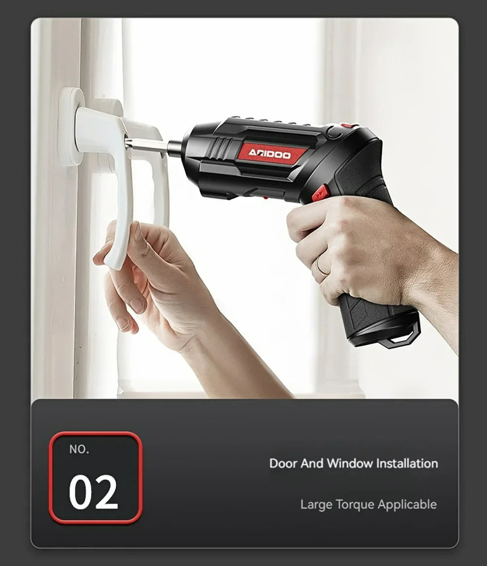 Small And Powerful Battery Screwdriver Rechargeable 4.2V 6Nm 1300mAh 250rpm Screwdrivers Electric Screw Driver Screwdriver Set