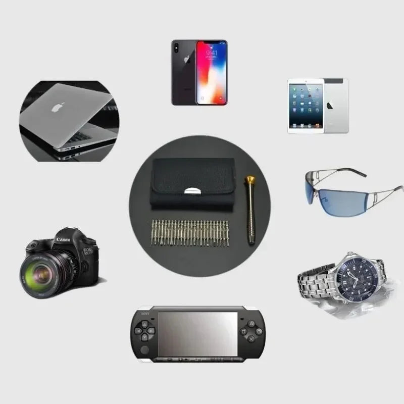 Precision Screwdriver Set 25 in 1 Phillips Torx Screw Driver Bits Professional Repair Hand Tools for iPhone PC Camera Watch