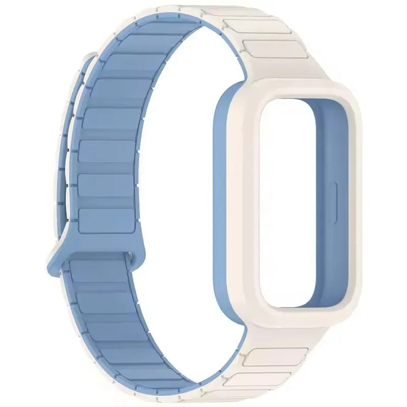 Magnetic watch straps for Xiaomi Mi band 9 active Sport Silicone Bracelet pulseira correa for Xiaomi Redmi watch 3 Accessories