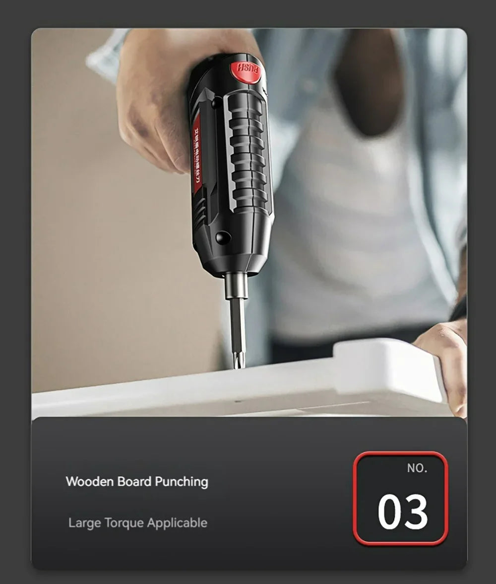 Small And Powerful Battery Screwdriver Rechargeable 4.2V 6Nm 1300mAh 250rpm Screwdrivers Electric Screw Driver Screwdriver Set